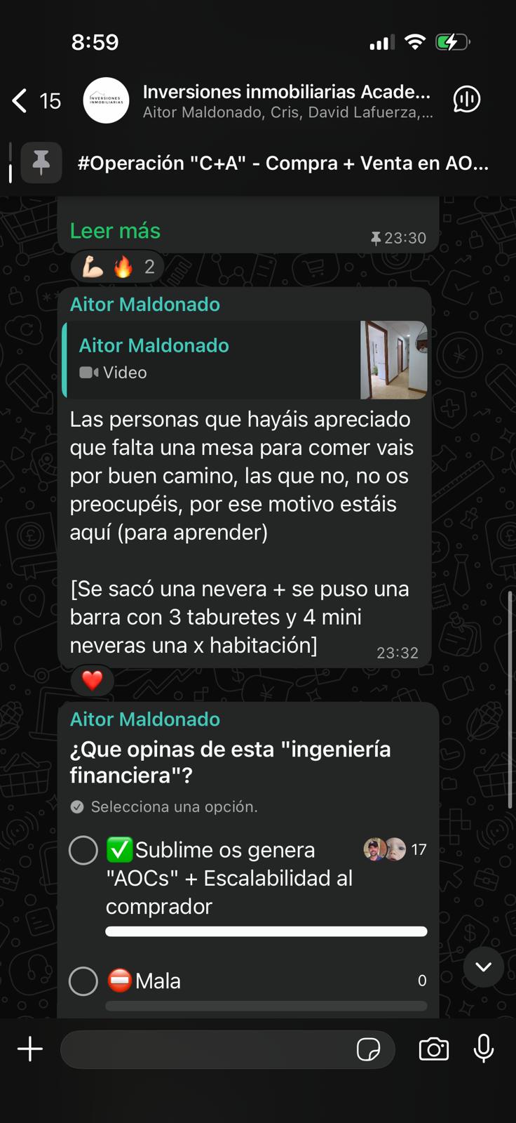 Captura WhatsApp operación inmobiliaria 2